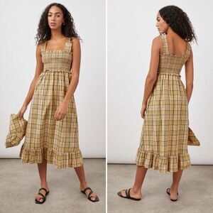 Rails NWOT Rumi Dress in Sunflower Plaid Size L